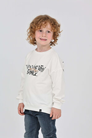 Toontoy Erkek Çocuk Tnty Design Baskılı Sweatshirt