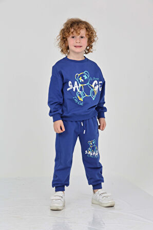 Toontoy Erkek Çocuk Savage Baskılı Eşofman Takım