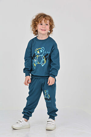 Toontoy Erkek Çocuk Savage Baskılı Eşofman Takım