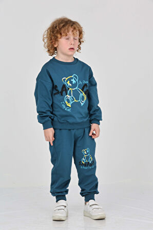 Toontoy Erkek Çocuk Savage Baskılı Eşofman Takım