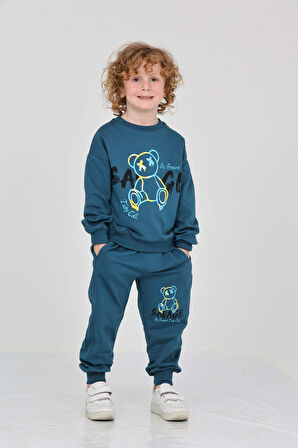 Toontoy Erkek Çocuk Savage Baskılı Eşofman Takım