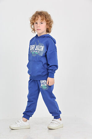 Toontoy Erkek Çocuk Born Agaın Baskılı Eşofman Takım