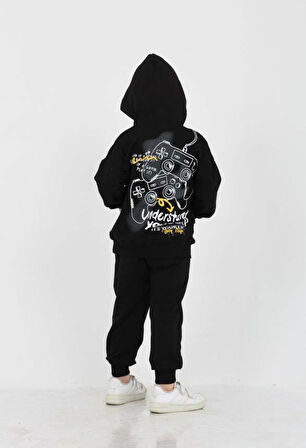 Toontoy Erkek Çocuk Born Agaın Baskılı Eşofman Takım