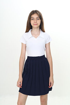 Toontoy Kız Çocuk Piliseli Okul Etek