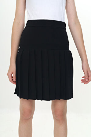 Toontoy Kız Çocuk Yarı Piliseli Okul Etek