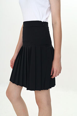 Toontoy Kız Çocuk Yarı Piliseli Okul Etek