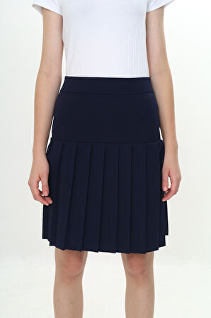 Toontoy Kız Çocuk Yarı Piliseli Okul Etek