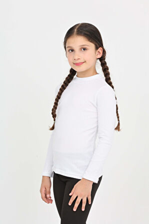 Toontoy Kız Çocuk Okul Balıkçı Yaka Tişört