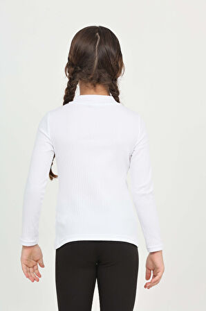 Toontoy Kız Çocuk Okul Balıkçı Yaka Tişört