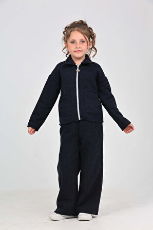 Toontoy Kız Çocuk Şanel Eşofman Takım