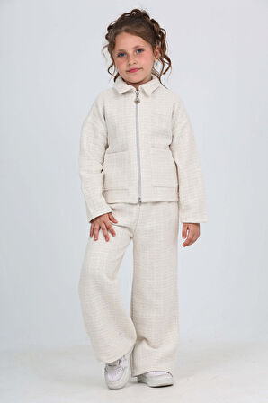 Toontoy Kız Çocuk Şanel Eşofman Takım