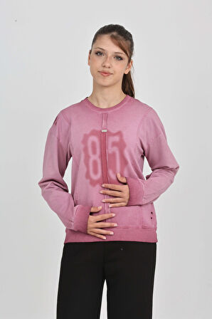 Toontoy Kız Çocuk 85 Baskılı Sweatshirt
