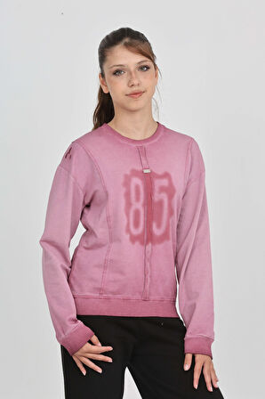 Toontoy Kız Çocuk 85 Baskılı Sweatshirt