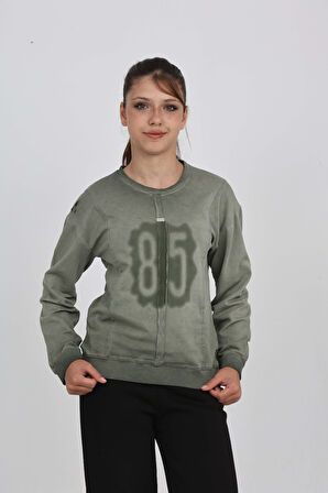 Toontoy Kız Çocuk 85 Baskılı Sweatshirt