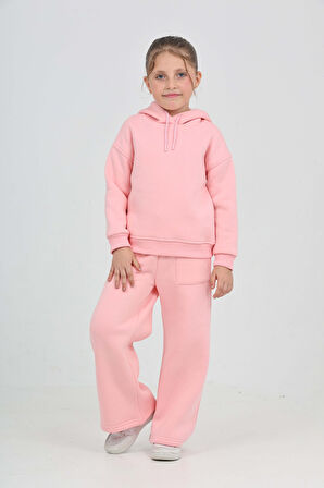 Toontoy Kız Çocuk Tnty Nakışlı Eşofman Takım