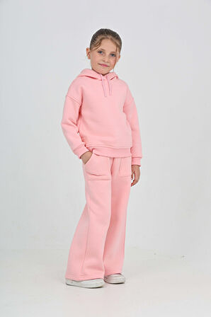 Toontoy Kız Çocuk Tnty Nakışlı Eşofman Takım