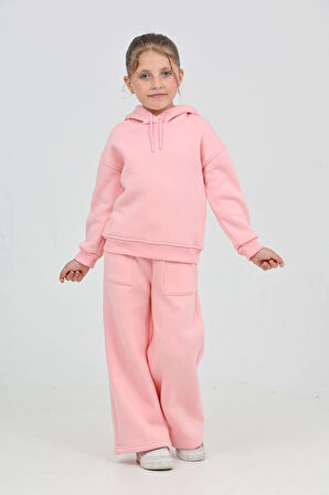 Toontoy Kız Çocuk Tnty Nakışlı Eşofman Takım