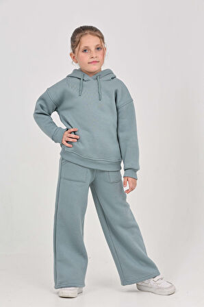 Toontoy Kız Çocuk Tnty Nakışlı Eşofman Takım