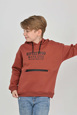 Toontoy Erkek Çocuk Reflect You Baskılı Sweatshırt