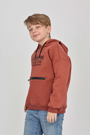 Toontoy Erkek Çocuk Reflect You Baskılı Sweatshırt