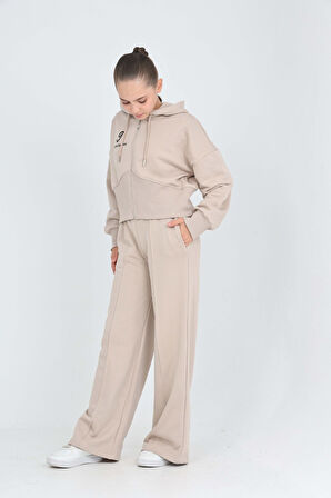 Toontoy Kız Çocuk Hırkalı Eşofman Takım