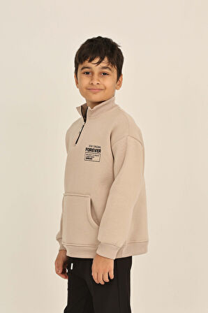 Toontoy Erkek Çocuk Forever Baskılı Sweatshirt