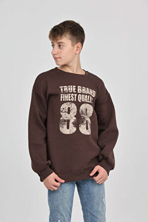 Toontoy Erkek Çocuk 88 Baskılı Sweatshirt