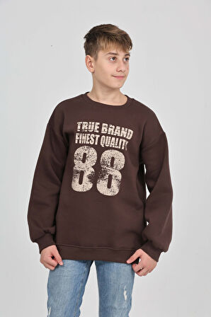Toontoy Erkek Çocuk 88 Baskılı Sweatshirt