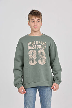 Toontoy Erkek Çocuk 88 Baskılı Sweatshirt