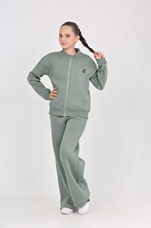 Toontoy Kız Çocuk Yıldız Nakışlı Eşofman Takım