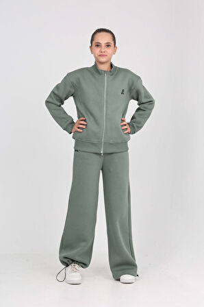 Toontoy Kız Çocuk Yıldız Nakışlı Eşofman Takım