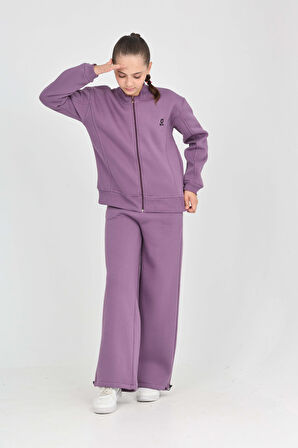 Toontoy Kız Çocuk Yıldız Nakışlı Eşofman Takım