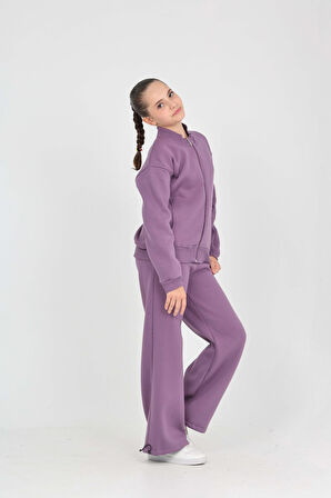 Toontoy Kız Çocuk Yıldız Nakışlı Eşofman Takım