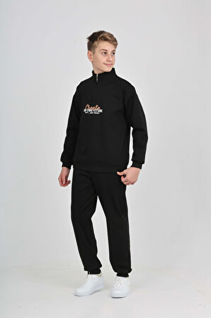 Toontoy Erkek Çocuk Create Baskılı Eşofman Takım