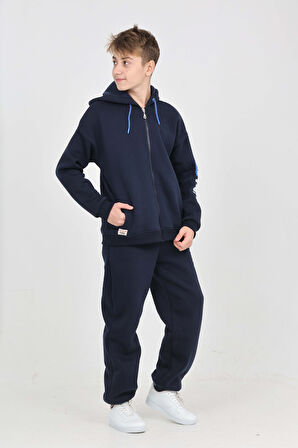 Toontoy Erkek Çocuk Kolu Baskılı Eşofman Takım