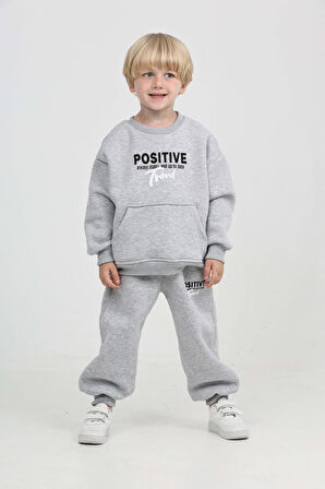 Toontoy Erkek Çocuk Posıtıve Baskılı Eşofman Takım