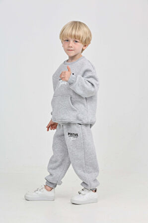 Toontoy Erkek Çocuk Posıtıve Baskılı Eşofman Takım