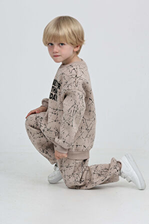 Toontoy Erkek Çocuk Yesterday Baskılı Eşofman Takım