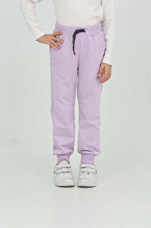 Toontoy Kız Çocuk Taç Nakışlı Eşofman Alt