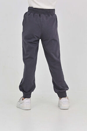 Toontoy Kız Çocuk Taç Nakışlı Eşofman Alt