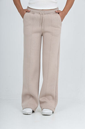 Toontoy Kız Çocuk Nervür Detaylı Eşofman Alt