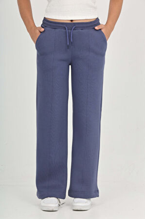 Toontoy Kız Çocuk Nervür Detaylı Eşofman Alt