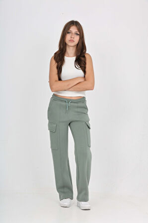 Toontoy Kız Çocuk Kargo Cep Detaylı Eşofman Alt