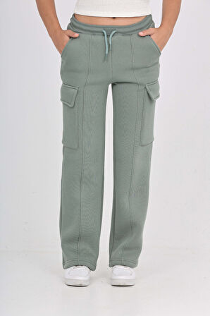 Toontoy Kız Çocuk Kargo Cep Detaylı Eşofman Alt