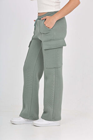 Toontoy Kız Çocuk Kargo Cep Detaylı Eşofman Alt