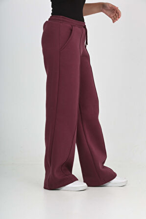 Toontoy Kız Çocuk Bol Paça Baskılı Eşofman Alt