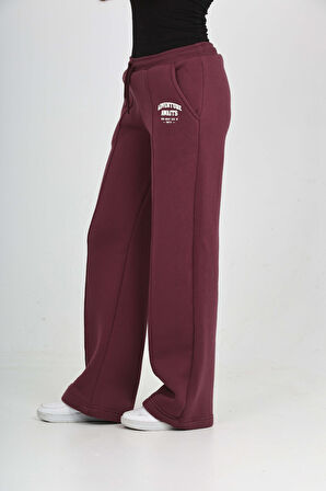 Toontoy Kız Çocuk Bol Paça Baskılı Eşofman Alt