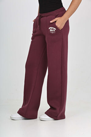 Toontoy Kız Çocuk Bol Paça Baskılı Eşofman Alt