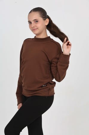 Toontoy Kız Çocuk Happen Nakışlı Sweatshırt