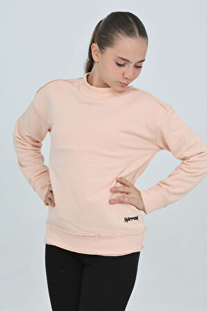 Toontoy Kız Çocuk Happen Nakışlı Sweatshırt